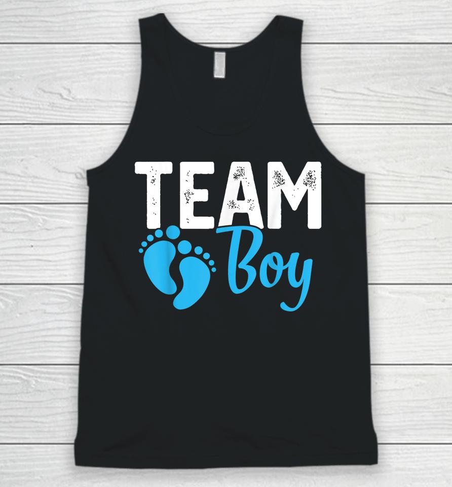 Gender Reveal Team Boy Blue Unisex Tank Top