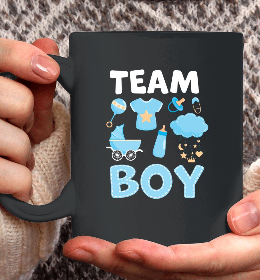 Gender Reveal Team Boy Blue Coffee Mug
