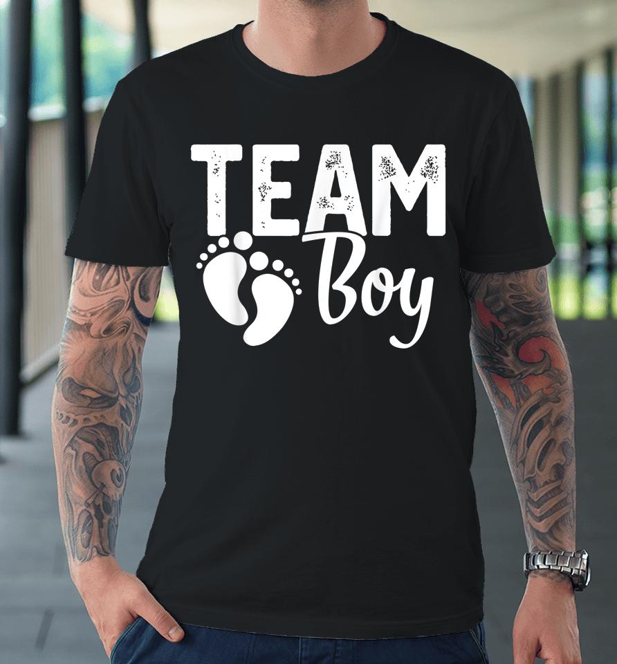Gender Reveal Team Boy Premium T-Shirt
