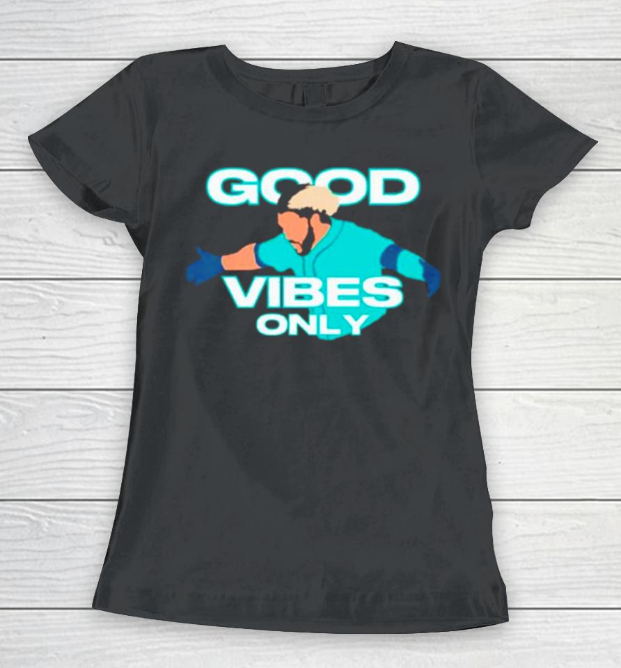 Geno Suarez Good Vibes Only Women T-Shirt