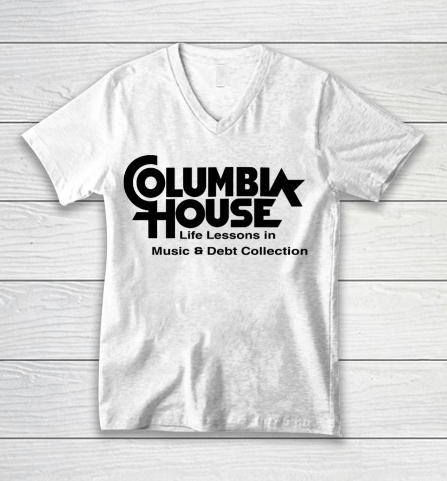 Genx Jono Columbia House Life Lessons In Music &Amp; Debt Collection Unisex V-Neck T-Shirt