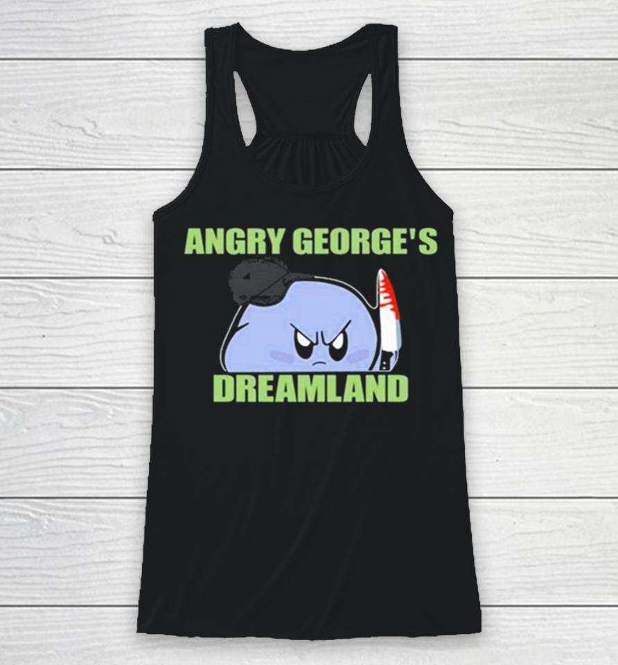 George Kirby Wearing Angry George’s Dreamland Racerback Tank