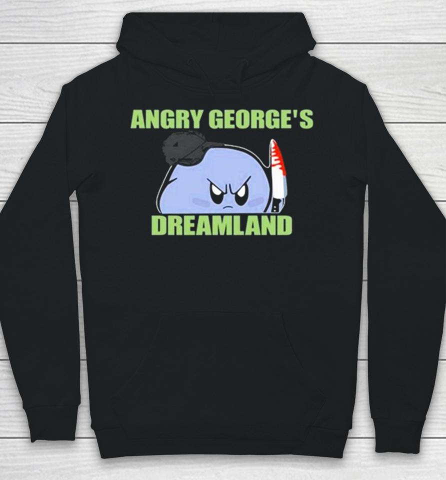 George Kirby Wearing Angry George’s Dreamland Hoodie
