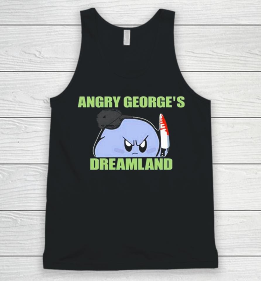 George Kirby Wearing Angry George’s Dreamland Unisex Tank Top