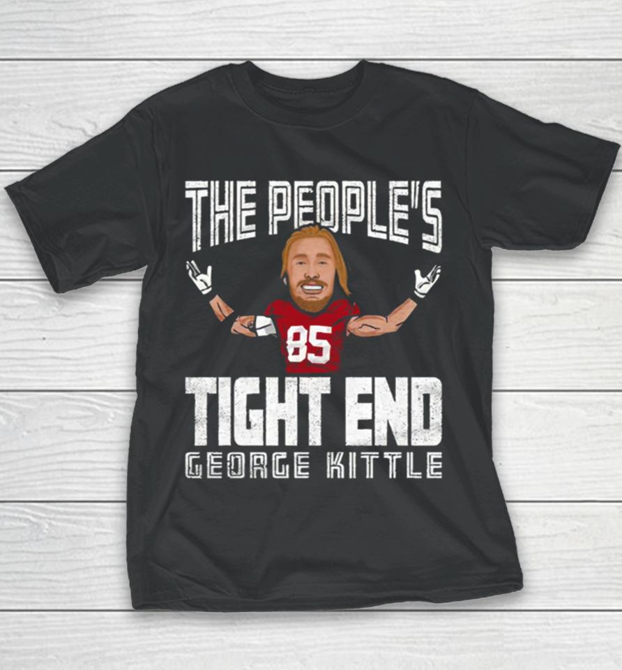 George Kittle Carton For San Francisco 49Ers Fans Youth T-Shirt