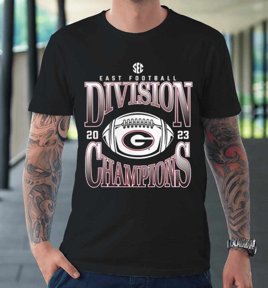Georgia Bulldogs 2023 Sec East Football Division Champions Premium T-Shirt