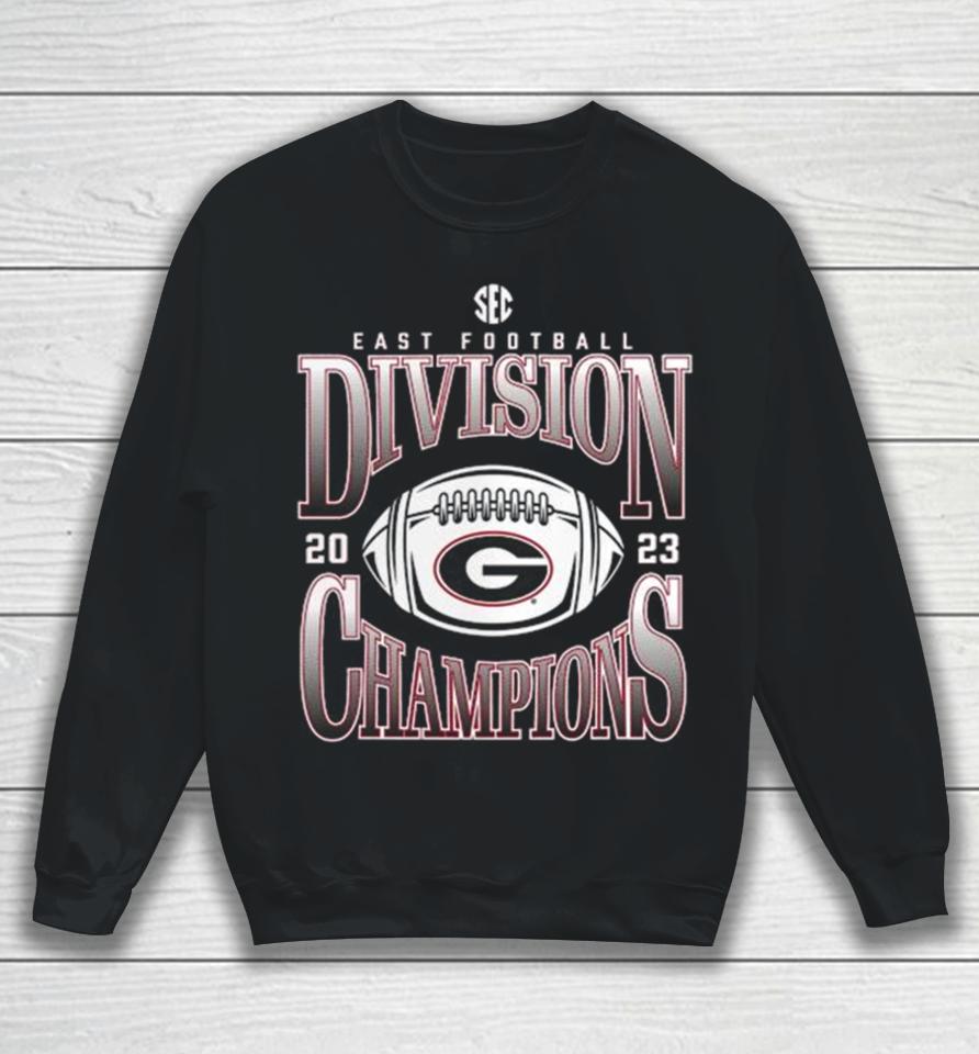Georgia Bulldogs 2023 Sec East Football Division Champions Sweatshirt