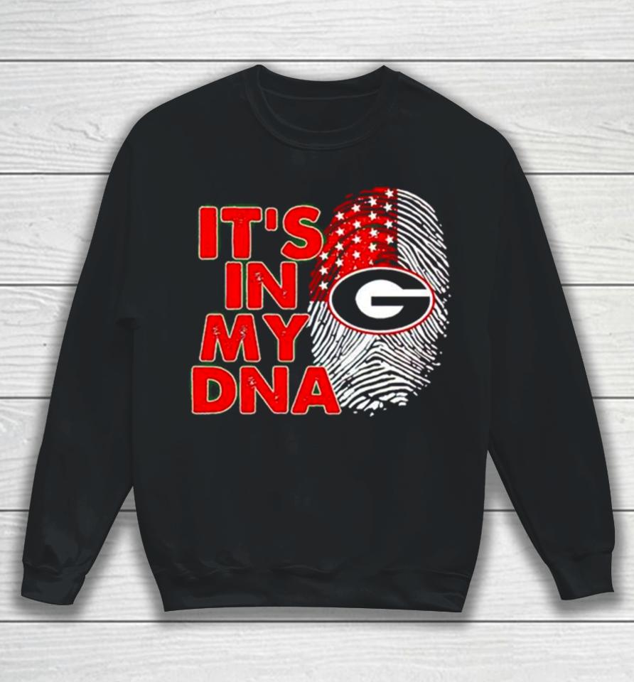 Georgia Bulldogs It’s In My Dna Fingerprint Sweatshirt