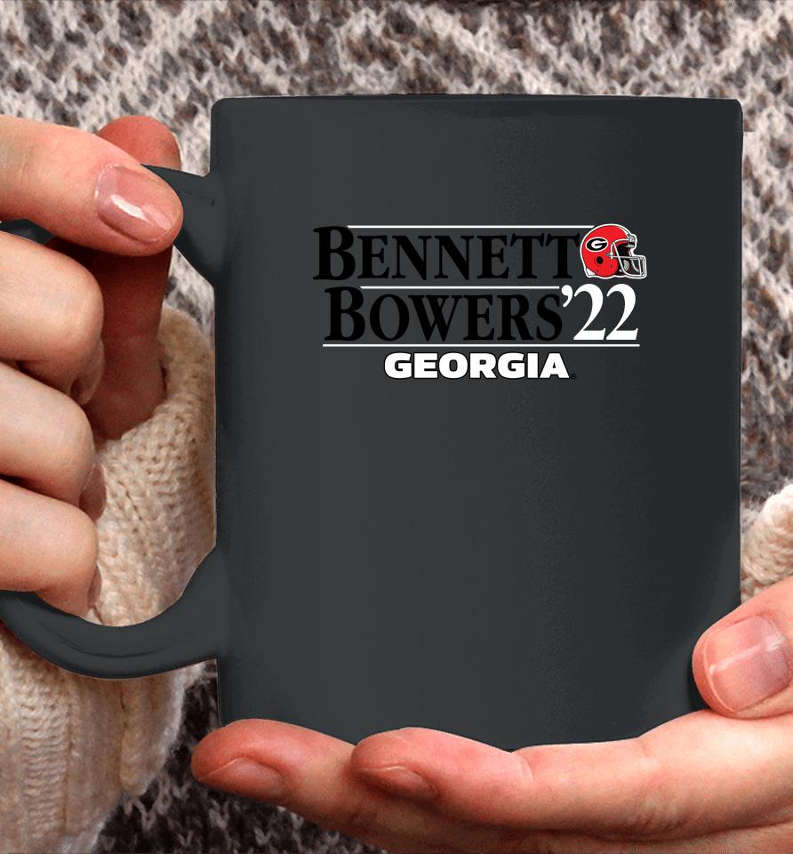 Georgia Bulldogs Stetson Bennett Iv Brock Bowers 22 Coffee Mug