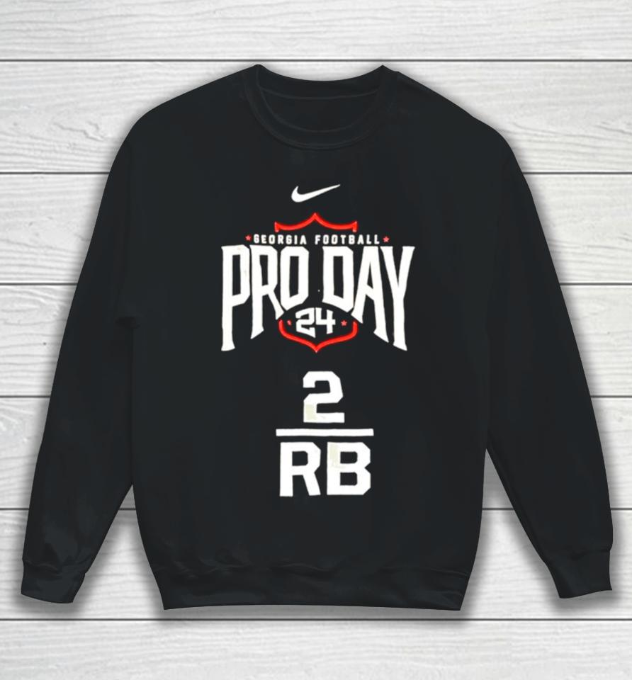 Georgia Football Pro Personalized Name And Number Sweatshirt