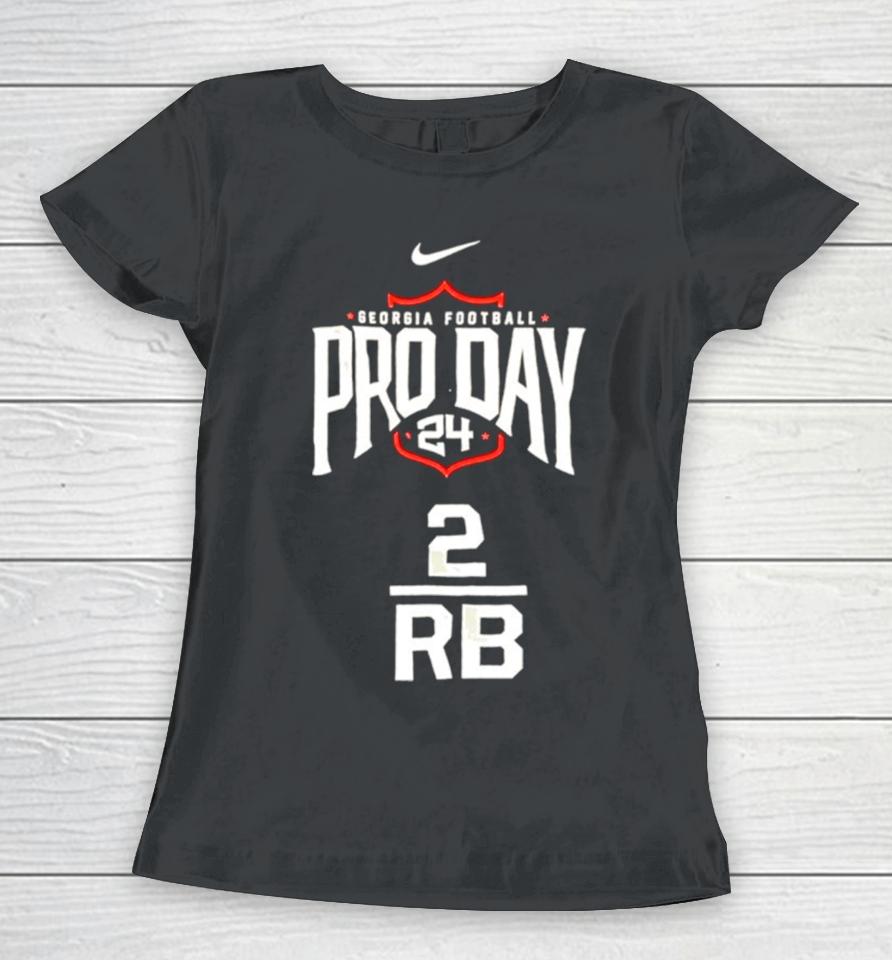Georgia Football Pro Personalized Name And Number Women T-Shirt