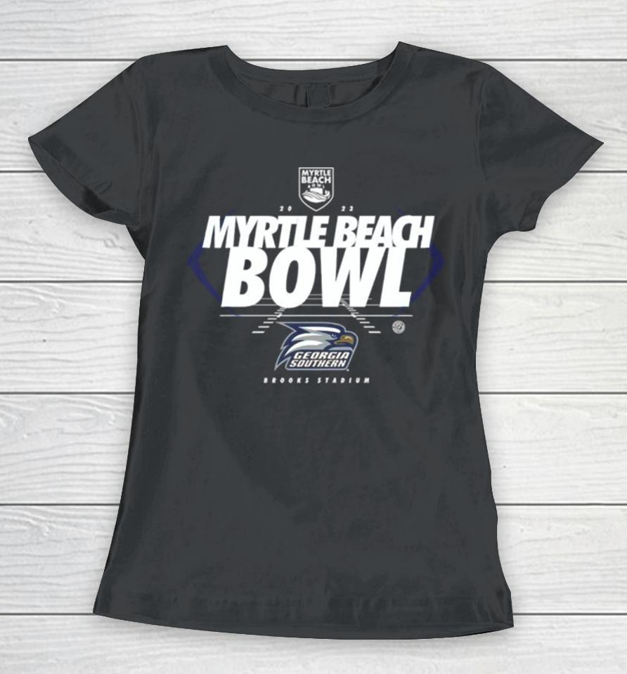 Georgia Southern Eagles 2023 Myrtle Beach Bowl Bound Women T-Shirt