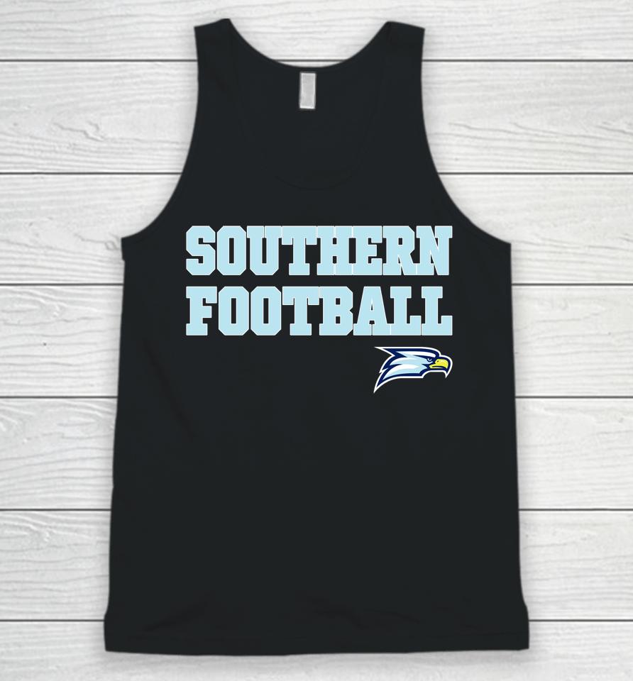Georgia Southern Eagles Straight Southern Football Unisex Tank Top