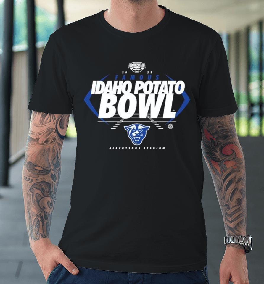 Georgia State Panthers 2023 Famous Idaho Potato Bowl Albertsons Stadium Premium T-Shirt