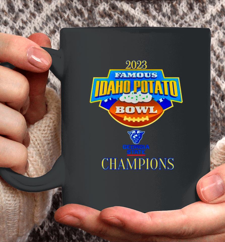 Georgia State Panthers 2023 Famous Idaho Potato Bowl Champions Coffee Mug