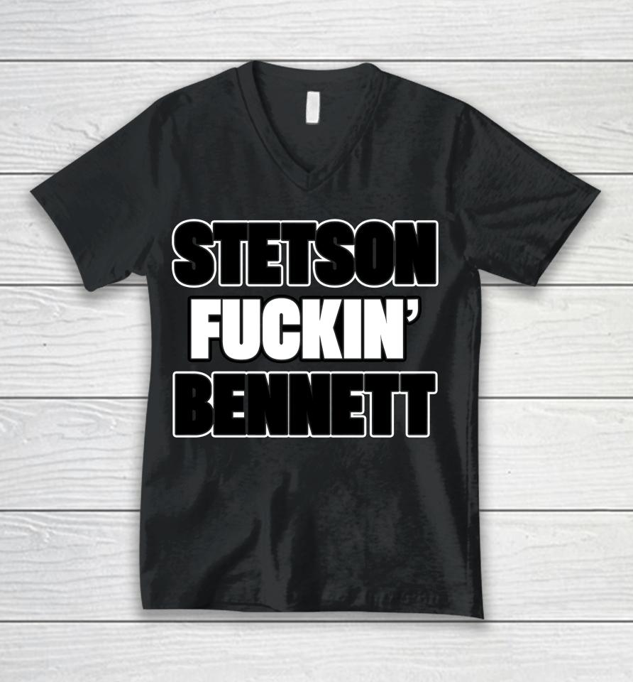 Georgia Stetson Fuckin Bennett Radi Nabulsi Wise Dawg Unisex V-Neck T-Shirt