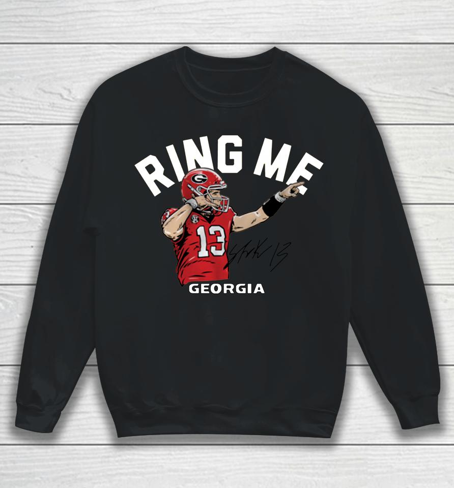 Georgia's Stetson Bennett Iv Ring Me Sweatshirt