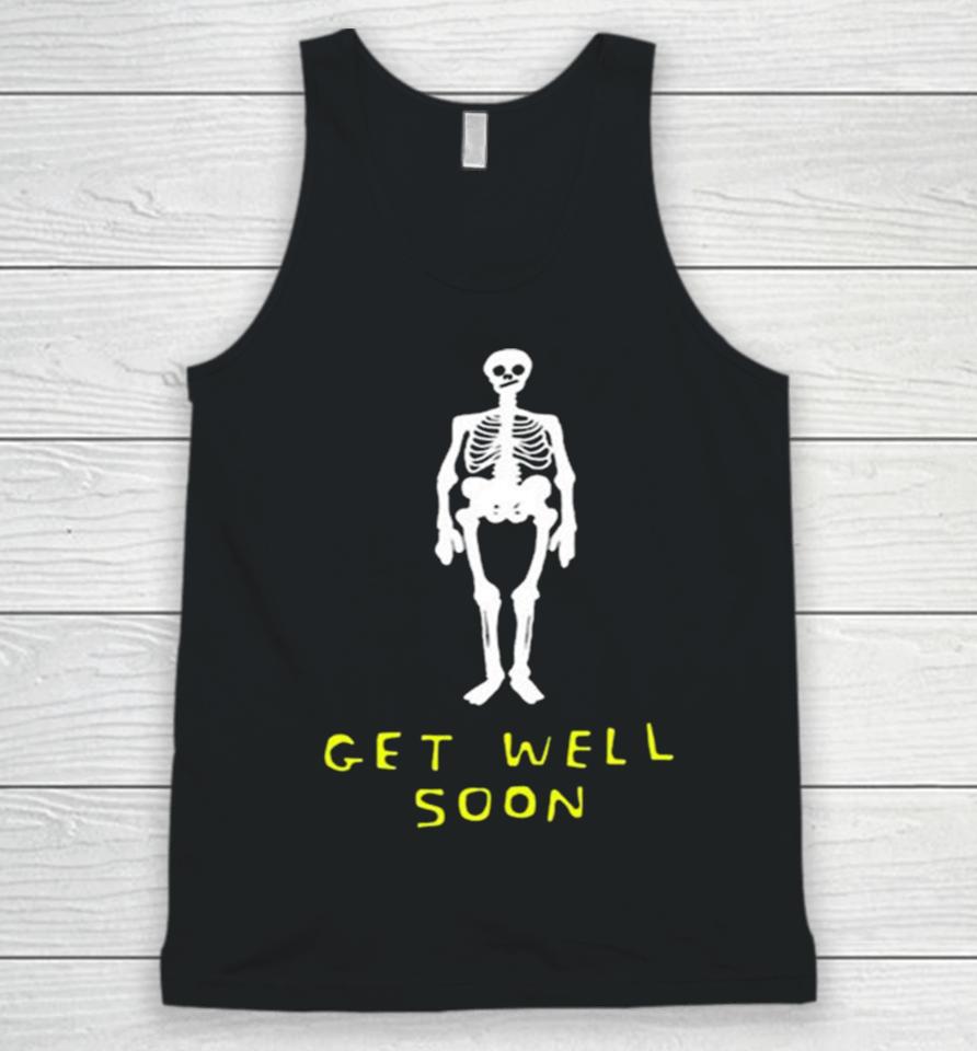 Get Well Soon Human Skeleton Unisex Tank Top