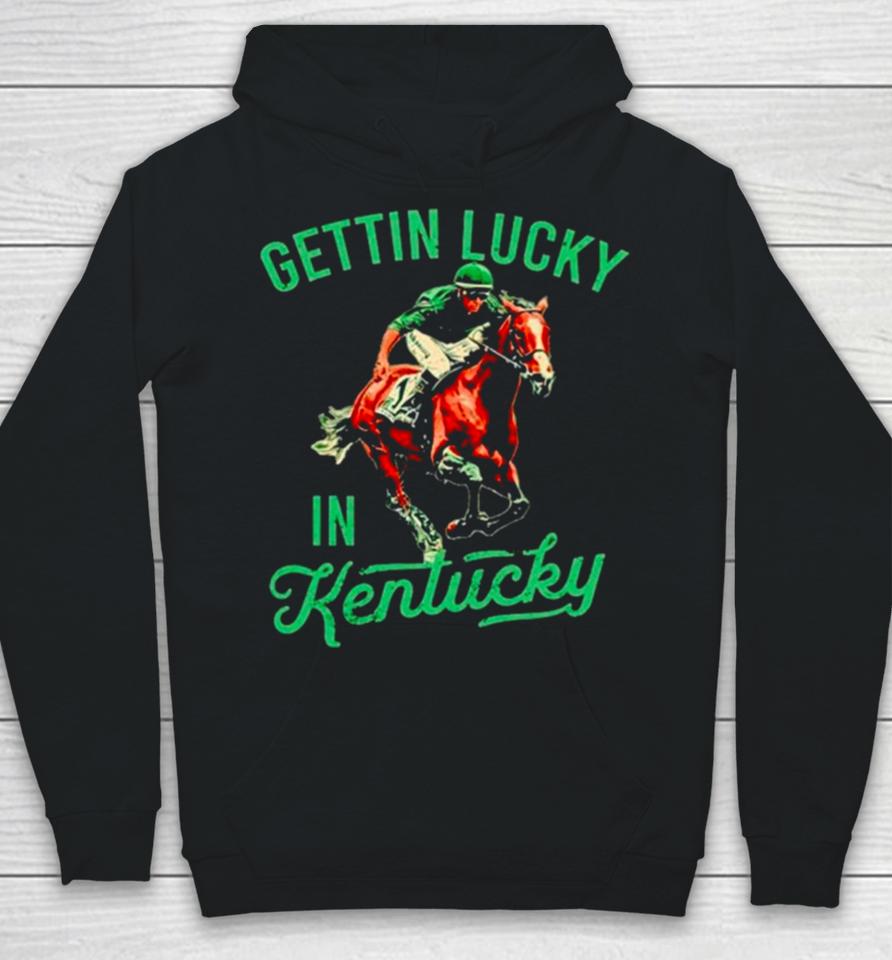 Getting Lucky In Kentucky Derby Horse Racing Hoodie