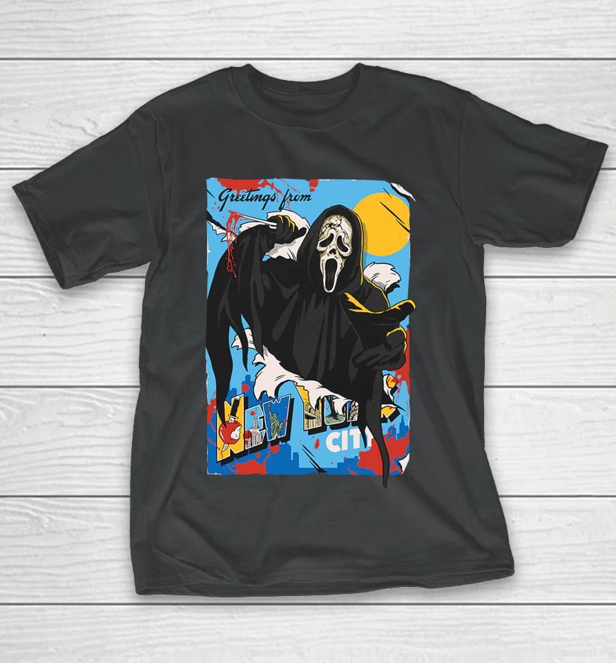 Ghost Face Greetings From Nyc T-Shirt