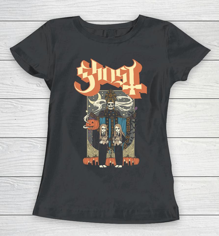 Ghost – Halloween Twins Women T-Shirt