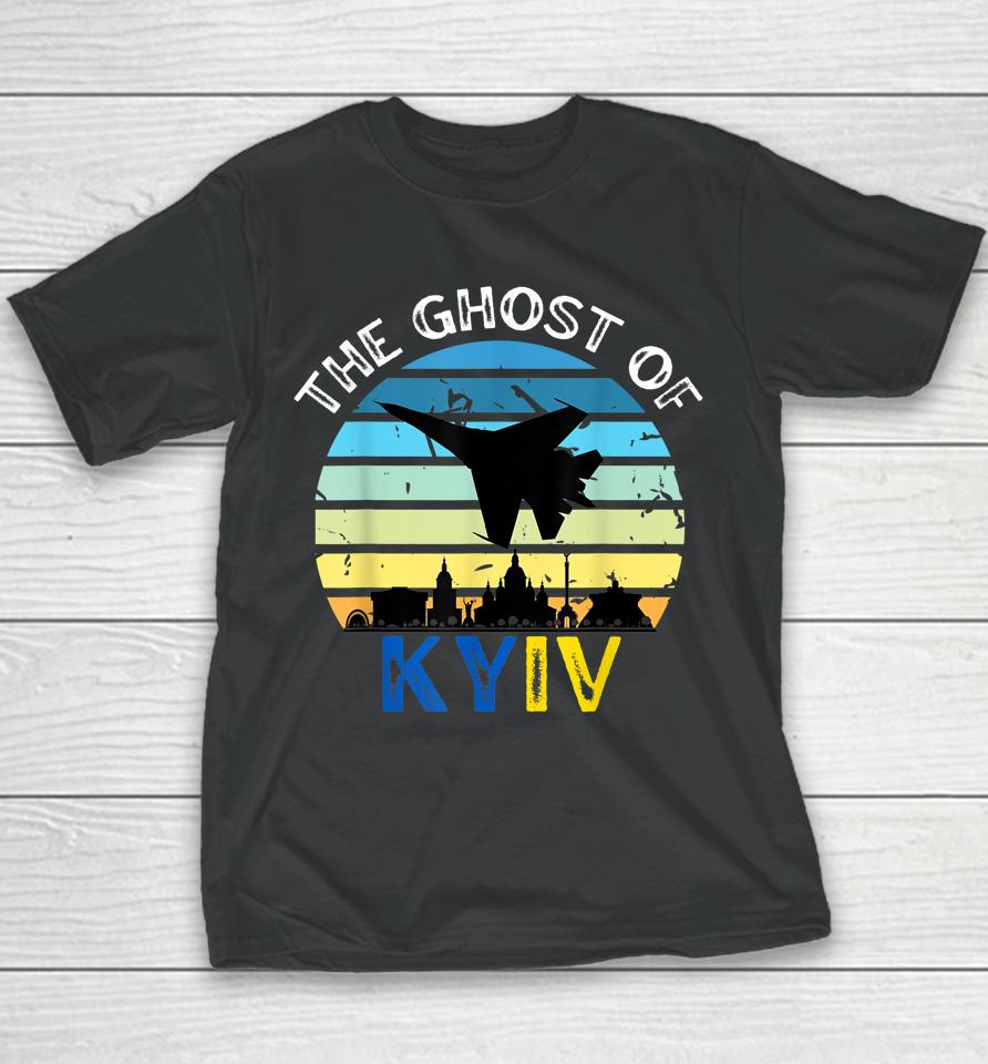 Ghost Of Kyiv Retro Youth T-Shirt