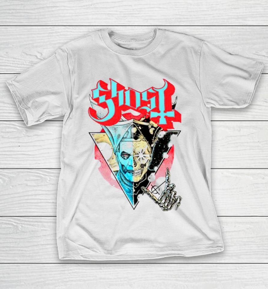Ghost Split Faces T-Shirt