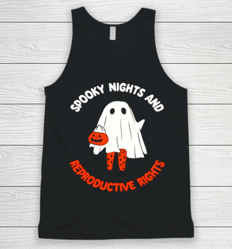 Ghost Spooky Nights And Reproductive Rights Unisex Tank Top