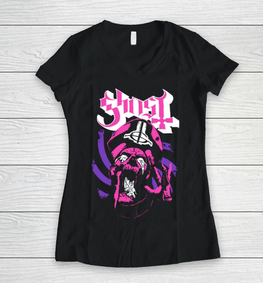 Ghost The Stuff Women V-Neck T-Shirt