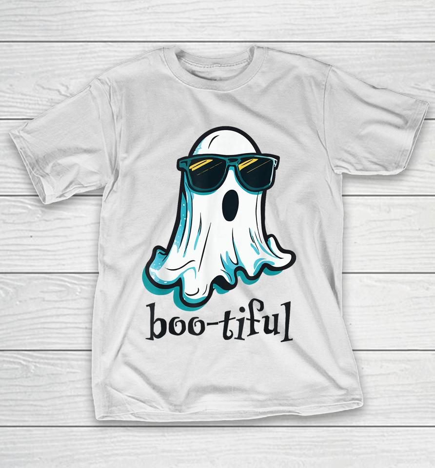 Ghost With Sunglasses - Boo-Tiful Halloween T-Shirt