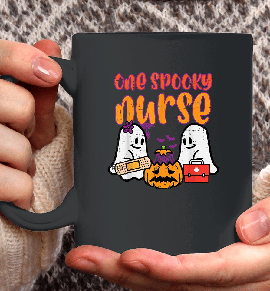 Ghosts One Spooky Nurse Halloween Coffee Mug