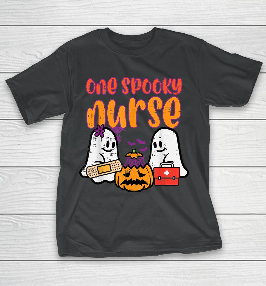 Ghosts One Spooky Nurse Halloween T-Shirt