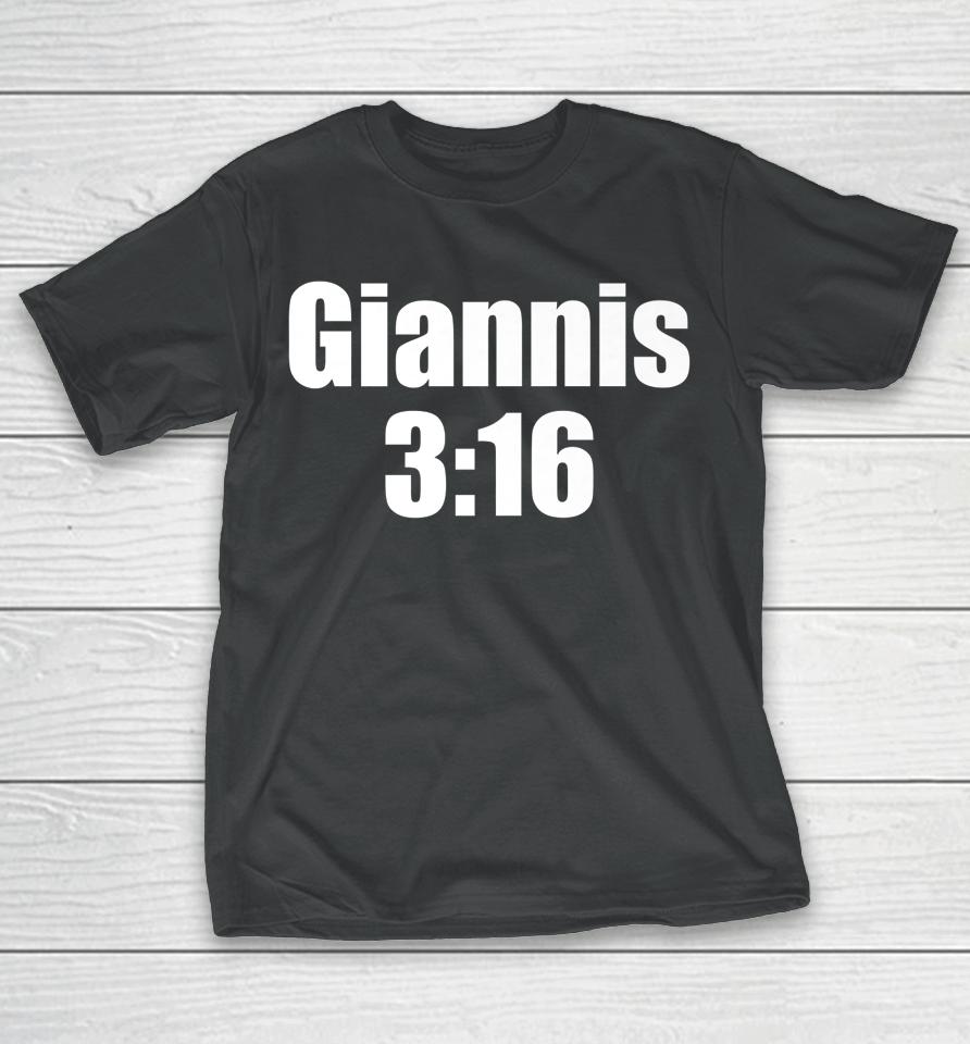 Giannis 3:16 T-Shirt