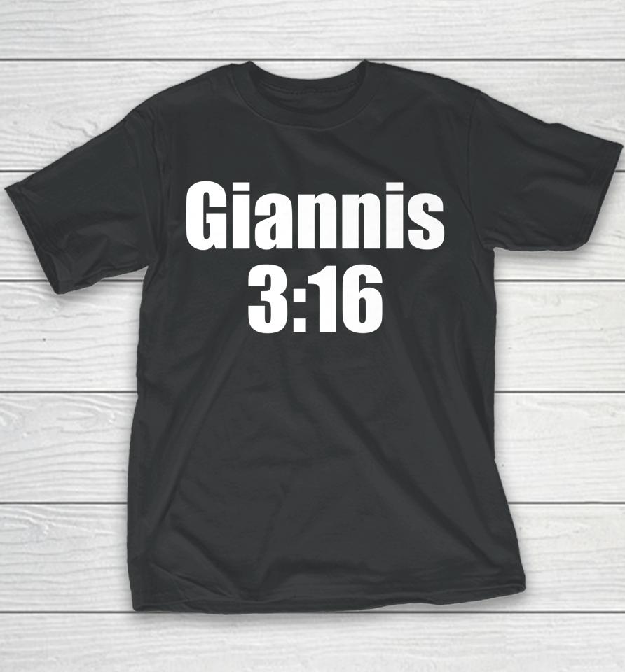 Giannis 3:16 Youth T-Shirt