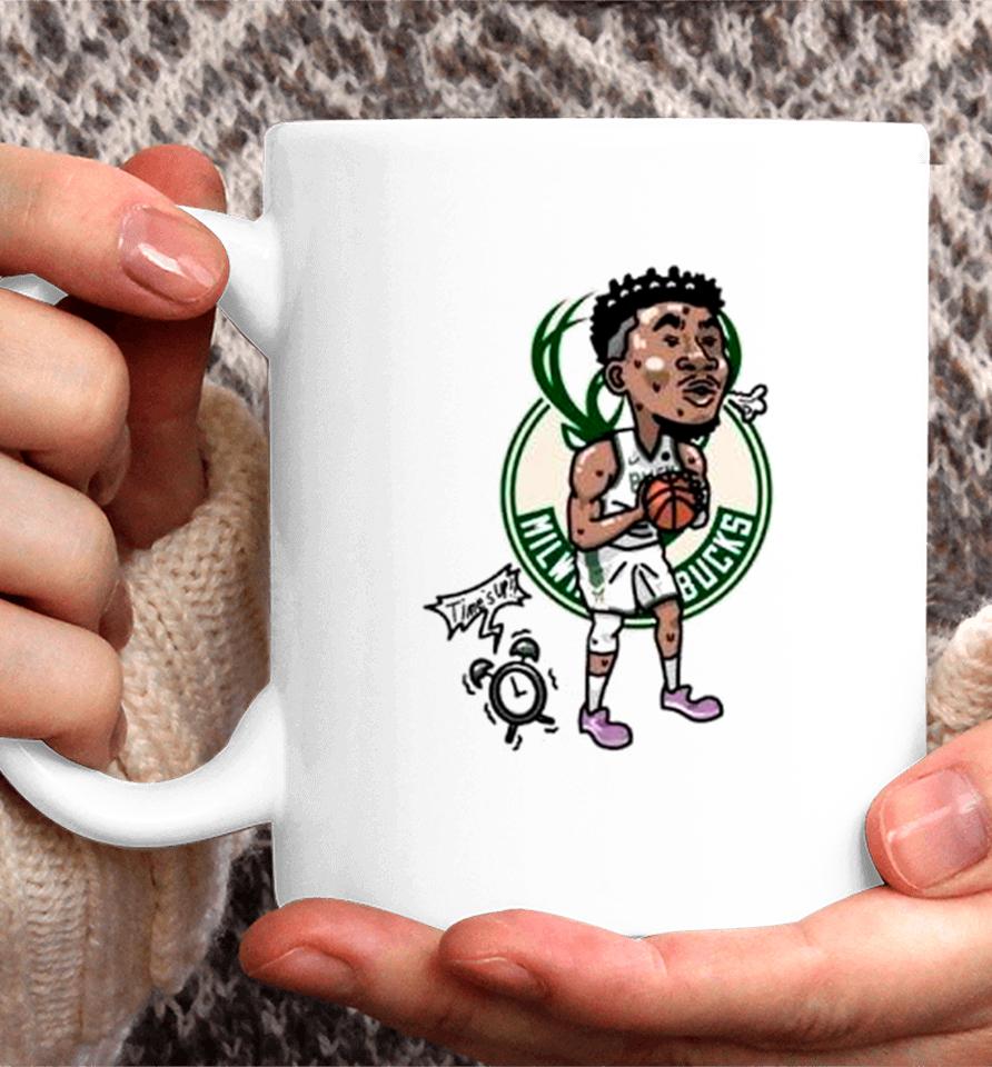 Giannis Antetokounmpo Milwaukee Bucks Player Cartoon Coffee Mug