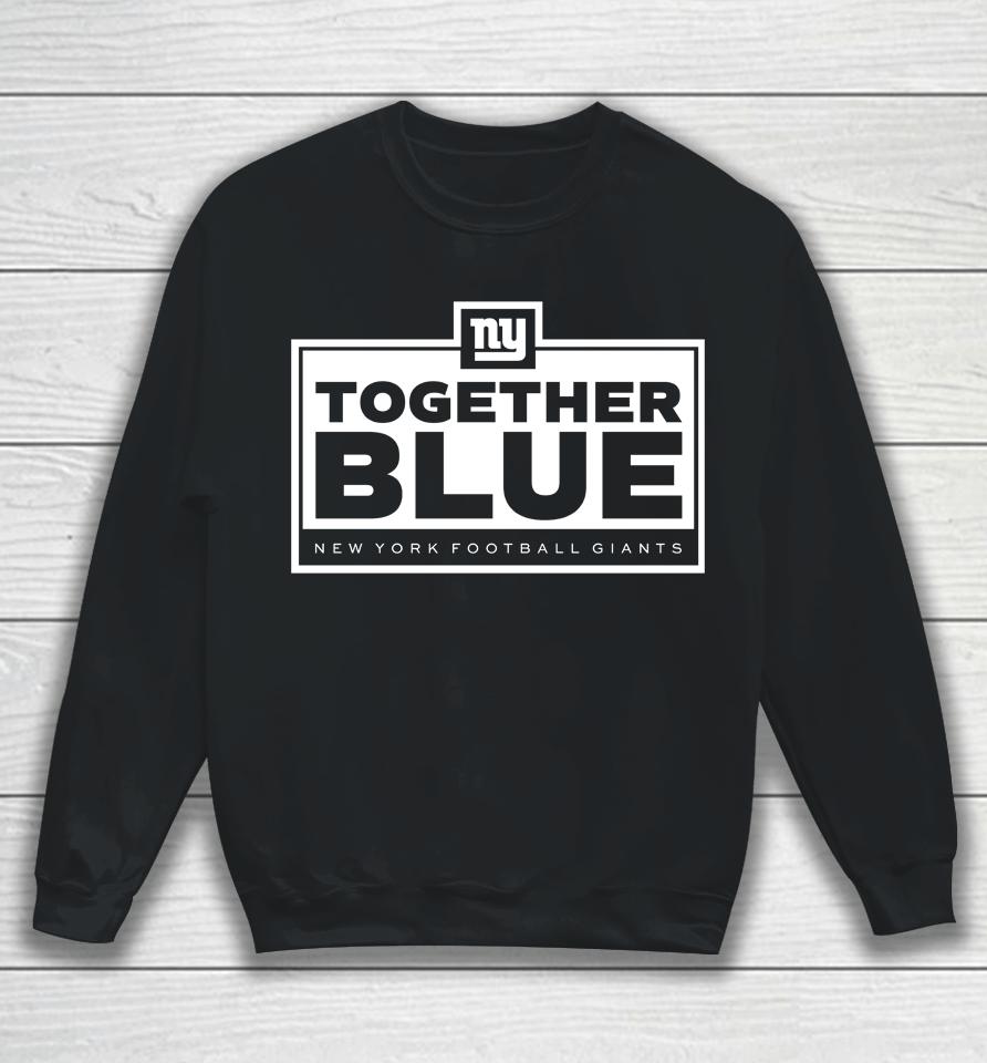 Giants Shop Fanatics Branded Royal New York Giants Together Blue Sweatshirt