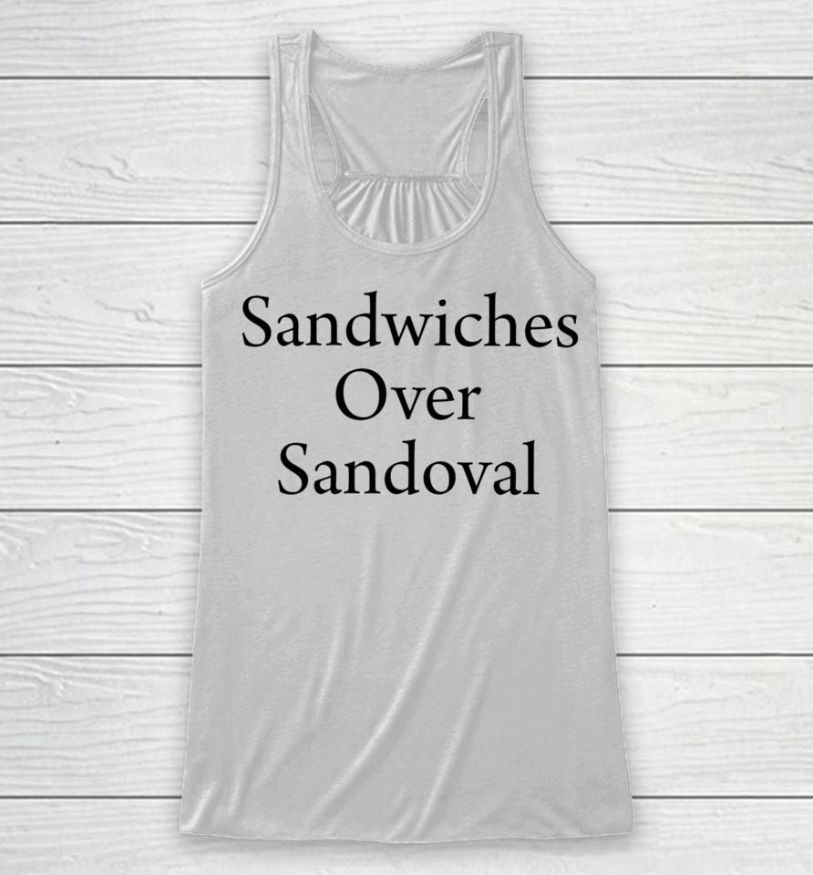 Gibson Johns Wearing Sandwiches Over Sandoval Racerback Tank