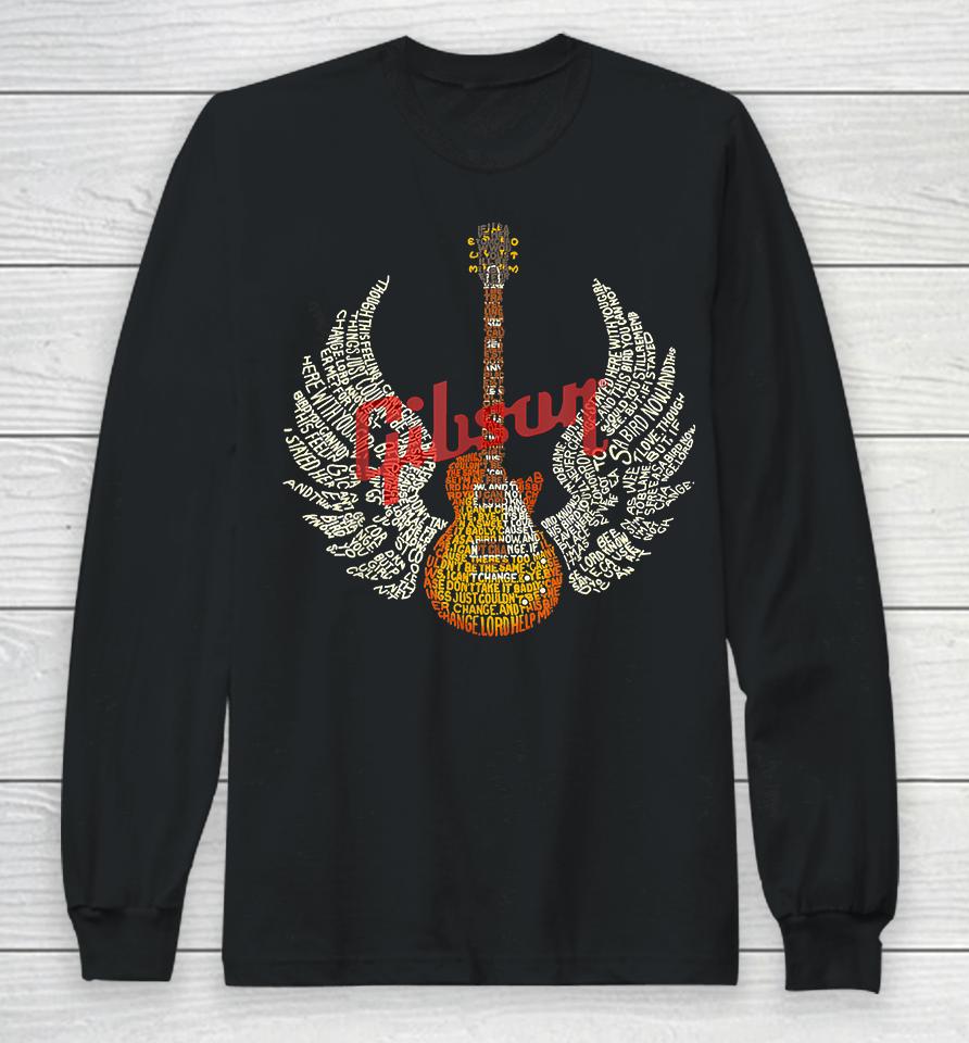 Gibsons Guitar Long Sleeve T-Shirt