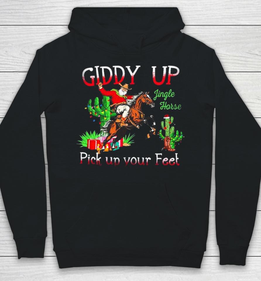 Giddy Up Jingle Horse Pick Up Your Feet Christmas Unique Holiday T Designshirts Hoodie