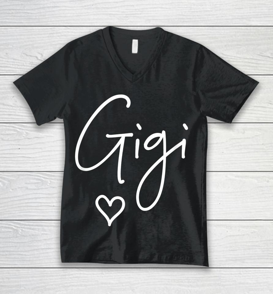 Gigi Grandma Mother's Day Unisex V-Neck T-Shirt