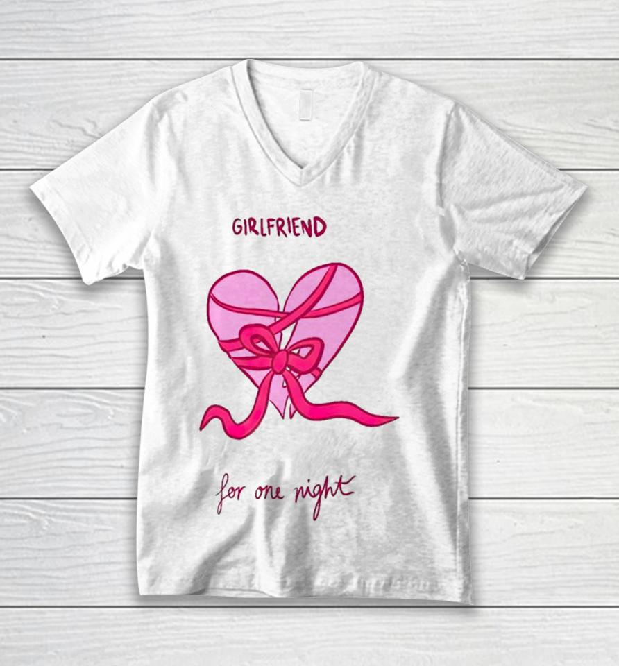Girlfriend For Me Night Unisex V-Neck T-Shirt