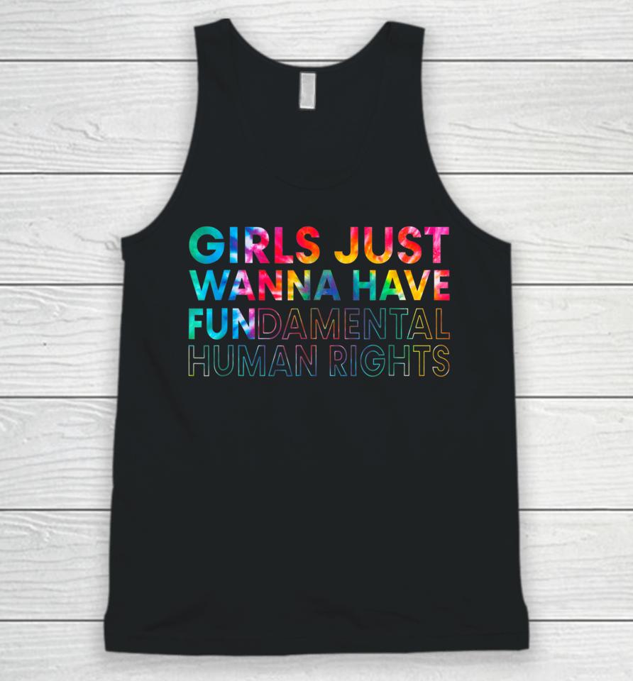 Girls Just Wanna Have Fundamental Rights Unisex Tank Top