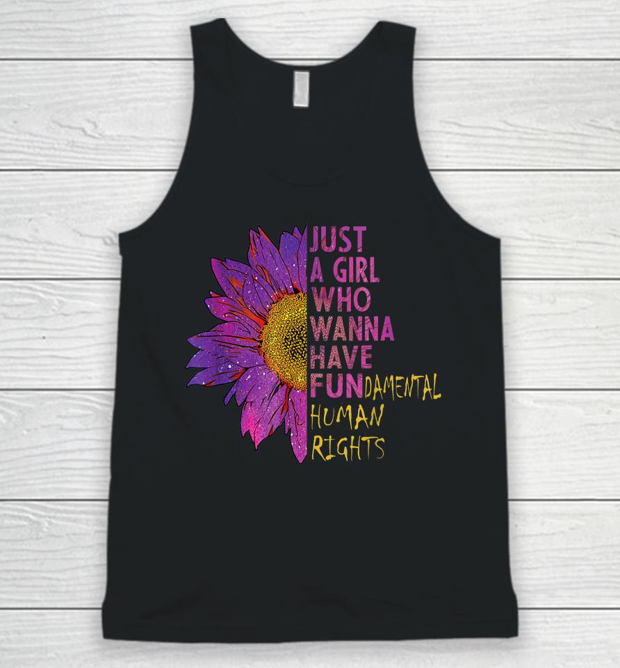 Girls Just Want To Have Fundamental Rights Unisex Tank Top