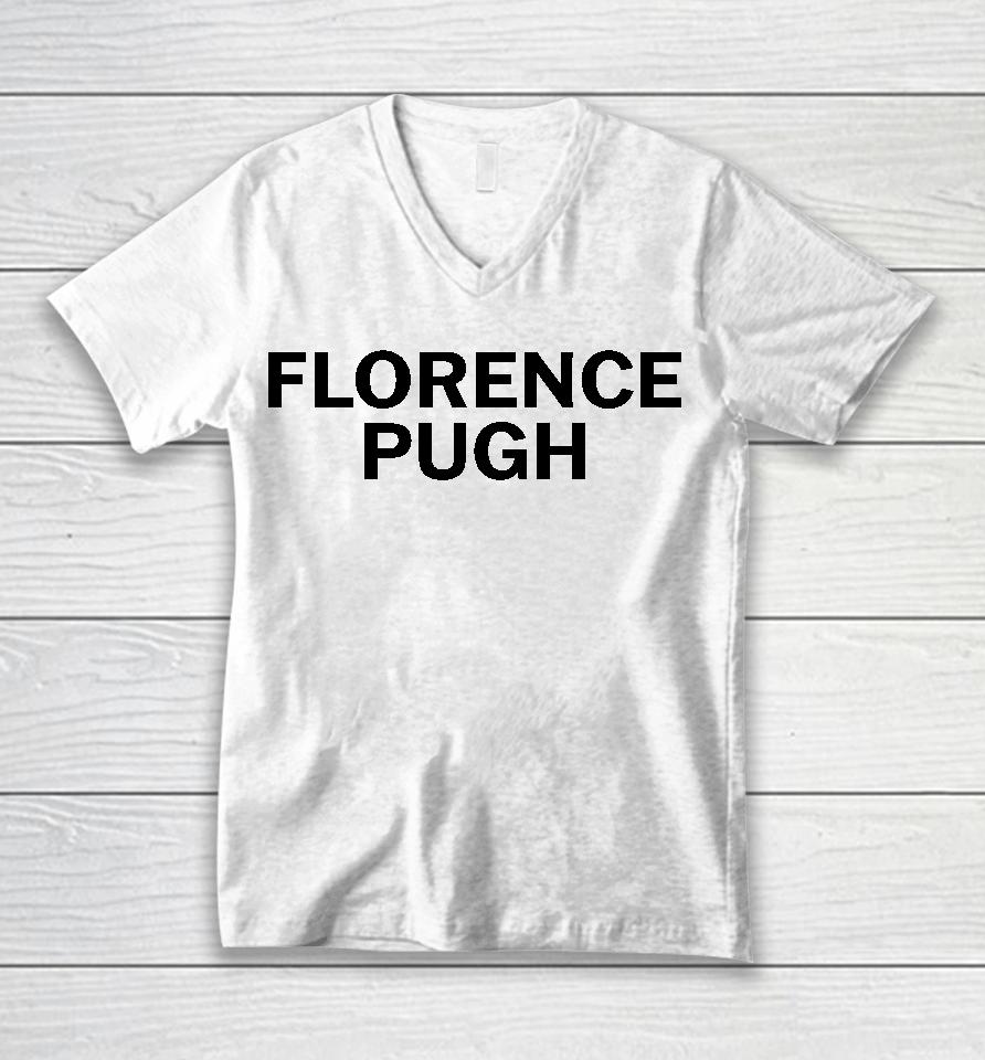 Girls On Tops Merch Florence Pugh Unisex V-Neck T-Shirt