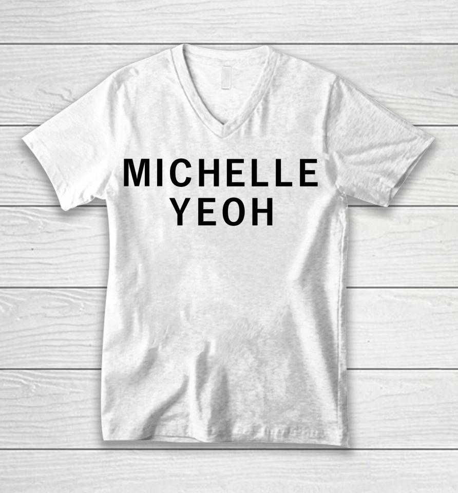Girls On Tops Michelle Yeoh Letterboxd Unisex V-Neck T-Shirt