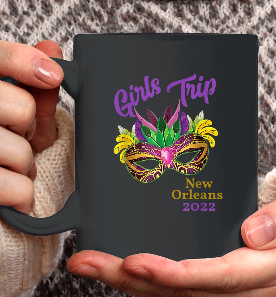 Girls Trip Mardi Gras 2022 New Orleans Bachelorette Party Coffee Mug