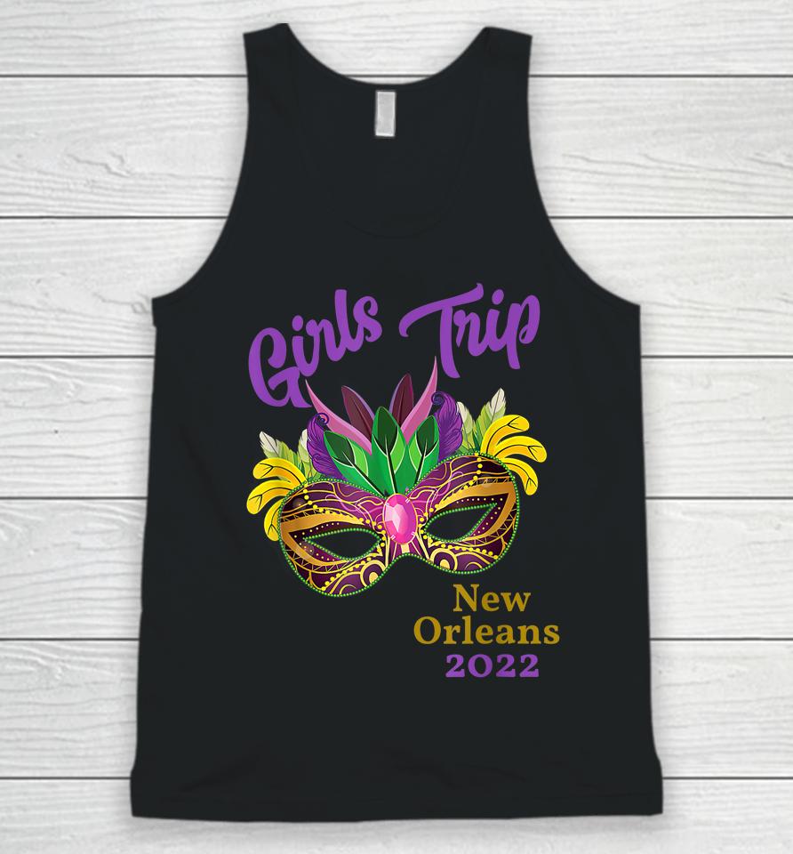 Girls Trip Mardi Gras 2022 New Orleans Bachelorette Party Unisex Tank Top