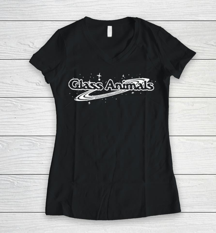 Glass Animals Merch Store I Love You So Fucking Much Women V-Neck T-Shirt