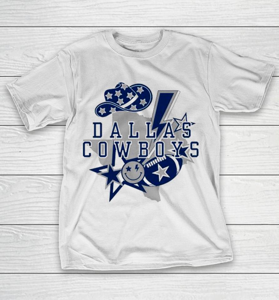 Glorious Dallas Cowboys Star Lighting Hat Football T-Shirt