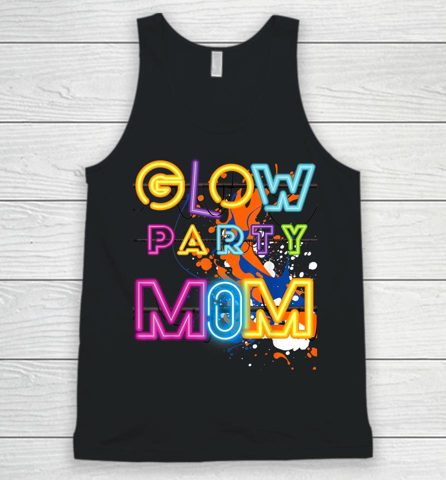 Glow Party Clothing Glow Party Mom Birthday Retro Unisex Tank Top